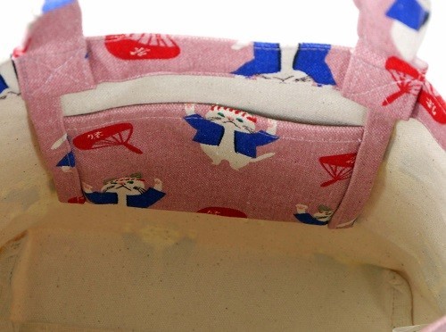 ミニトートバッグ　内ポケット付き　おまつりたーちゃんPI 画像